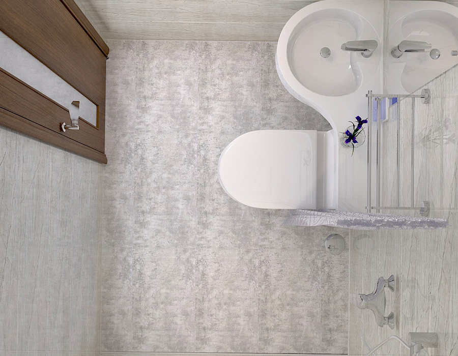 Modular Integrated Bathroom para sa Nursing Homes