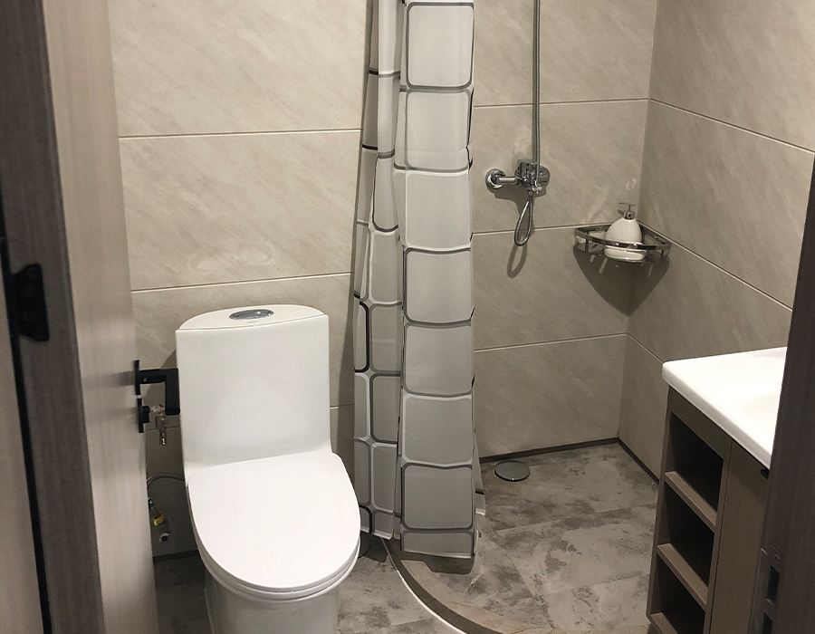 PEC Wall Board Pahalang na Prefabricated Modular Sanitary Banyo