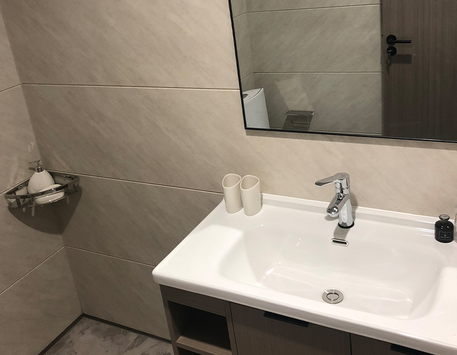 PEC Wall Board Pahalang na Prefabricated Modular Sanitary Banyo