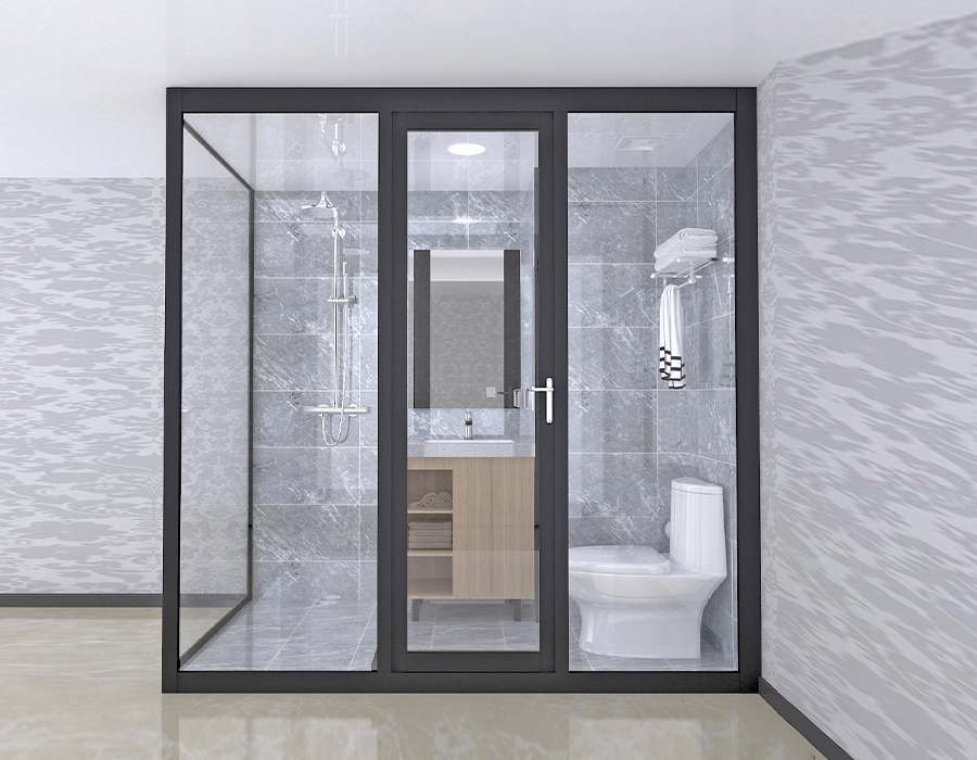 Panlabas na Wall Glass Assembly Banyo