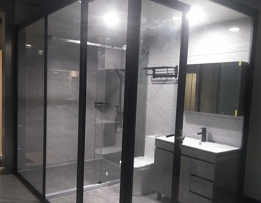 Panlabas na Wall Glass Assembly Banyo
