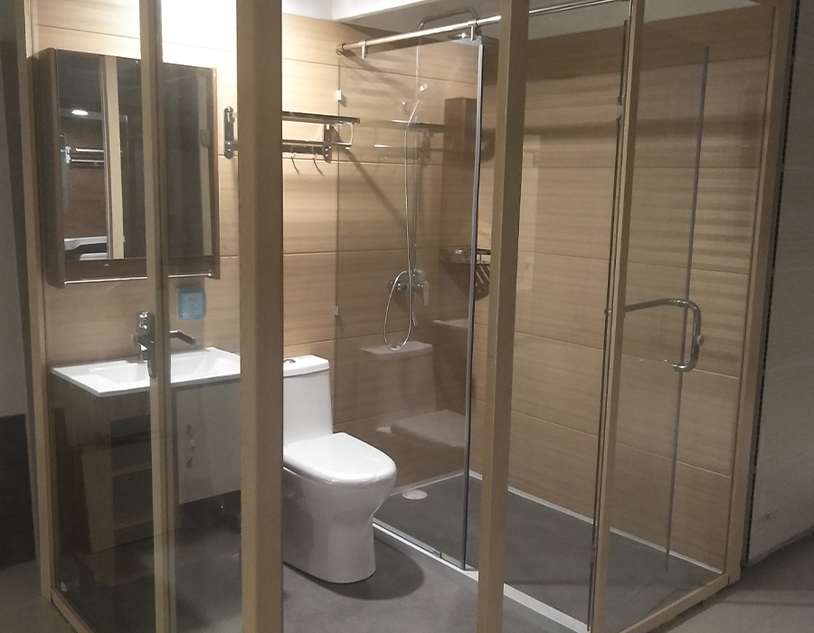 Panlabas na Wall Glass Assembly Banyo