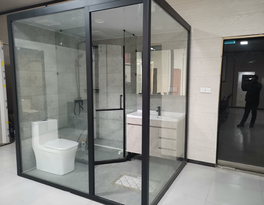 Panlabas na Wall Glass Assembly Banyo