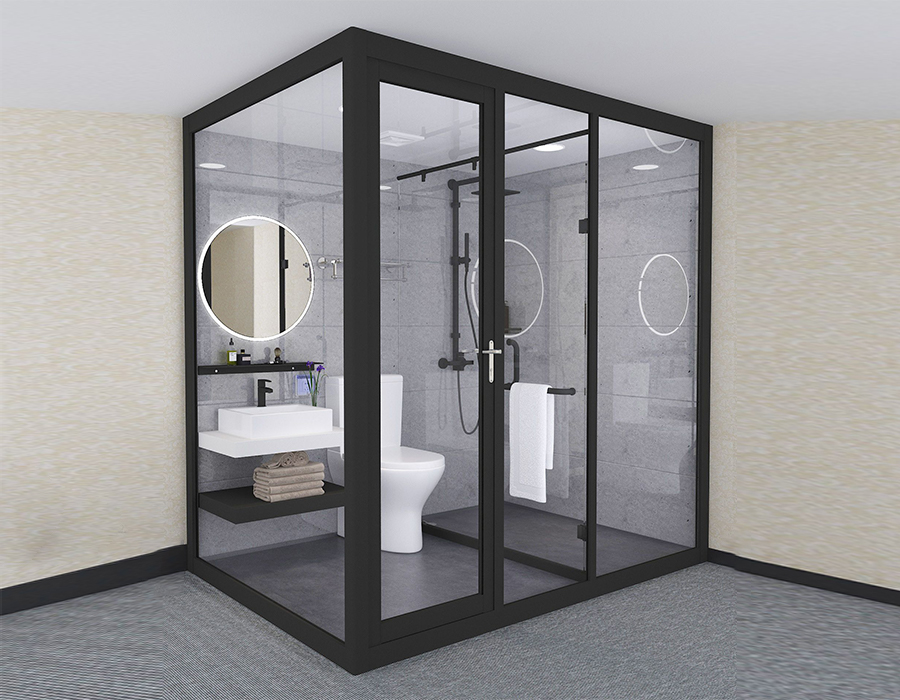 Panlabas na Wall Glass Assembly Banyo