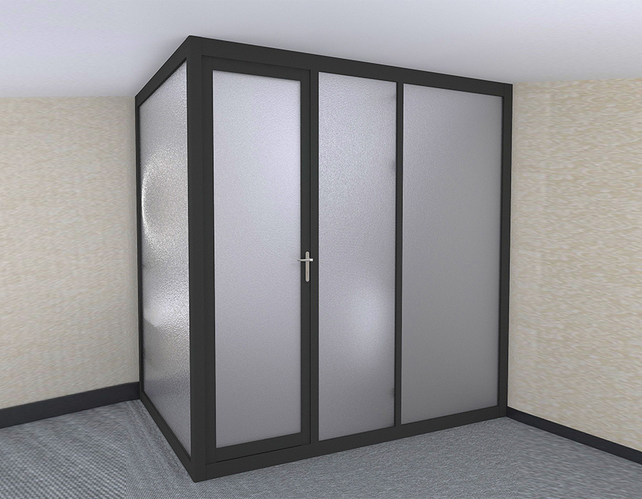 Panlabas na Wall Glass Assembly Banyo
